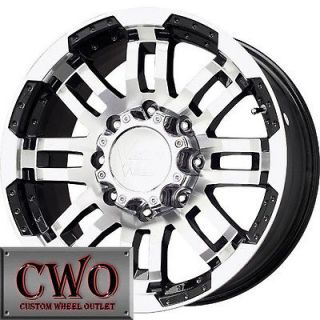  Warrior Wheels Rims 6x139.7 6 Lug Titan Tundra GMC Chevy 1500 Sierra