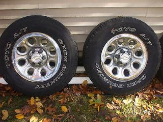 Chevy Truck pickup tires & rims 17in. 265/70/17 set of four off 4x4