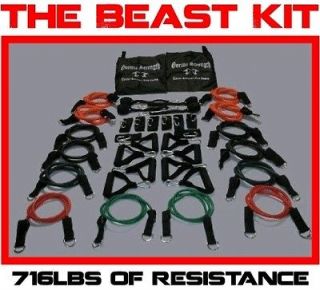 Gorilla Strength Ultimate Resistance Band Home Gym 7 716lbs use with 