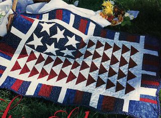 pattern  quilt pattern Salute patriotic American flag magazine 4427 