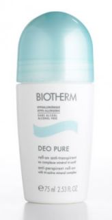 Biotherm Deo Pure Antiperspirant Roll On 75ml   Free Delivery 