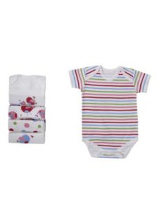 Matalan   Pack Of 5 Bird Bodysuits