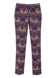 Home Womens Tailoring Paisley Folk Printed Trousers