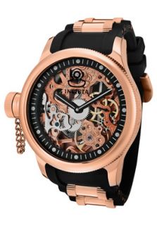 Invicta 1845 Watches,Mens Russian Diver 18k Rose Gold Skeletonized 