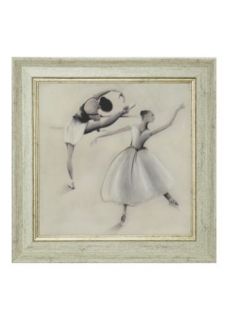 Matalan   Ballet Dancers Framed Wall Art 40cm x 40cm