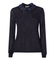 Home Knitwear Be Beau Lurex Jumper