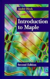 Introduction to Maple by Andre Heck 1997, Hardcover