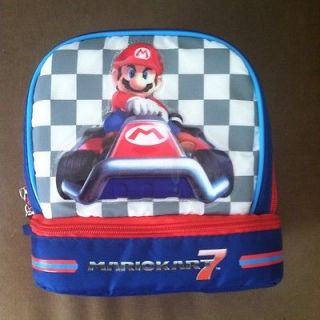 2012 Nintendo MARIOKART 7 Mario Insulated LUNCH BAG Tote New