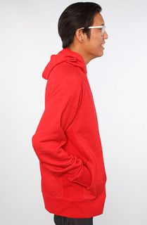 The Small H Vintage Pullover Hood in Red Heather