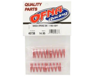 OFNA Front Shock Spring Set (Red   Soft) [OFN40738]  RC Cars & Trucks 