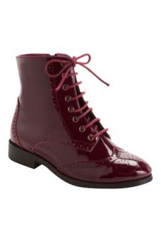 Matalan   Patent Brogue Boot