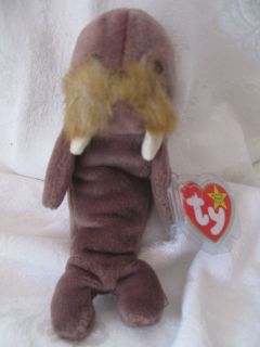 Ty Beanie Baby COLLECTION 1996 JOLLY THE TUSK WALRUS