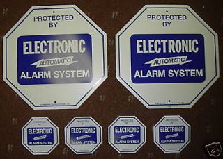 home alarm stickers