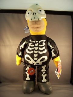 Homer in Skeleton Suit Halloween Simpsons 15Plush Doll