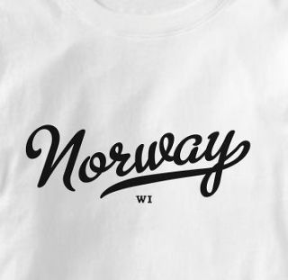 Norway Wisconsin WI METRO Hometown Souvenir T Shirt XL