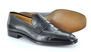 New Gravati Mens Shoes Dress Penny Loafer 18384 Black   MADE IN ITALY 