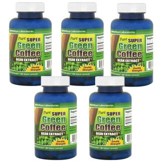 PURE SUPER GREEN COFFEE BEAN EXTRACT 800 MG 300 VEGGIE CAPS