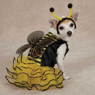   Bee Mine Dog Costumes Honey Bumble Bee Halloween Pet Costume XS XL