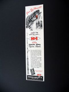 Horrocks Ibbot​son H I Power Spin Rod 1958 print Ad