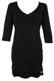 Calvin Klein Womens Essentials with Satin Trim 3/4 Sleeve Night Dress 