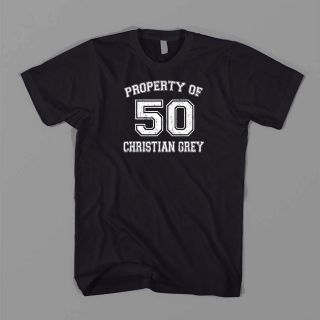 50 SHADES OF GREY PROPERTY OF CHRISTIAN GREY LATERS BABY FIFTY TEE 