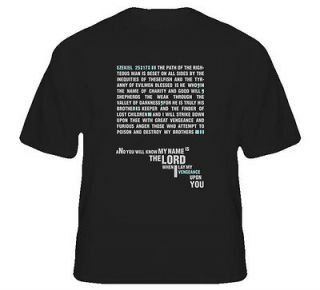 Pulp Fiction Samuel Jackson Speech Ezekiel T Shirt
