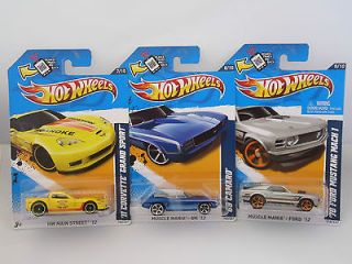 Hot Wheels Toys R Us exclusive colors Corvette, Mustang, Camaro 