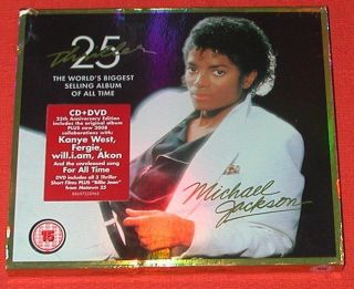 MICHAEL JACKSON CD/DVD   THRILLER   SPECIAL 25TH ANNIVERARY EDITION