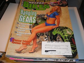 Hot Rod BIKES, august 2000, arizona drag Racing, Harleys,bangi​ng 