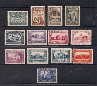 Spain Stamps  Scott # 433 445/A68 A8​0 Mint/LH 1930