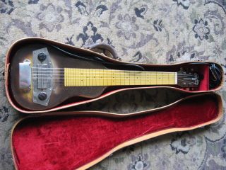 1950s Silvertone Lap Steel Guitar vintage slide
