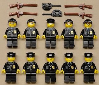   NEW Lego Policemen CITY TOWN Minifigs People COPS POLICE GUYS w/ Guns