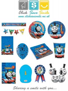 Thomas the Tank Engine Kids Party Items   Tablecover   Napkins 