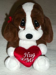   Sad Sam & Honey Hug Me Basset Hound Baby Puppy Dog Stuffed Toy