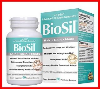 BioSil HAIR SKIN NAILS COLLAGEN GENERATOR 60 CAPSULES