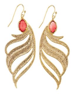 Janelle Pink Onyx Earrings   