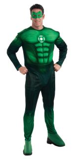 NWT Mens Superhero Movie Costume Hal Jordan Green Lantern Plus 48 