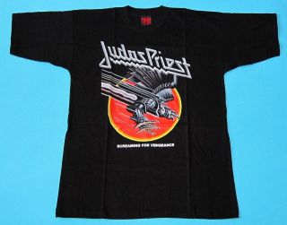 Judas Priest   Screaming For Vengeance T shirt size L NEW