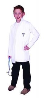 NEW CHILDS DOCTOR MEDICAL WHITE COAT HALLOWEEN COSTUME