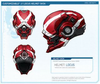 Halo 4 Locus Helmet, Bulletproof Emblem, & Longbow Premieum Theme RARE