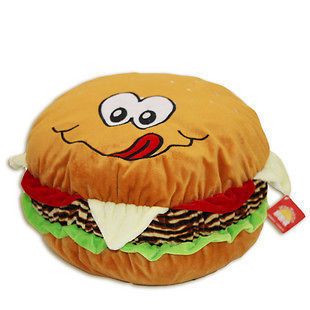 SOFT Plush cartoon car Cushion cute hamburger throw Pillow gift C9551