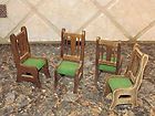Set 10 Antique Neoclassic Chairs Grosfeld House 1940s american dinning 