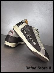 AERONAUTICA MILITARE Man Shoes Sneakers Brown Limited Made in Italy 