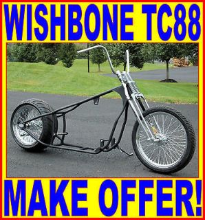 250 TIRE BOBBER CHOPPER RIGID HARDTAIL ROLLING CHASSIS HARLEY TWIN CAM 