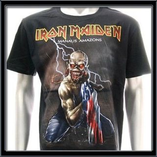 Sz L Iron Maiden T shirt Hard Metal Rock The A Matter Of Life And 