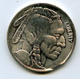 Clipped Panchet Buffalo Indian Head Round One Troy Ounce 999 Fine 