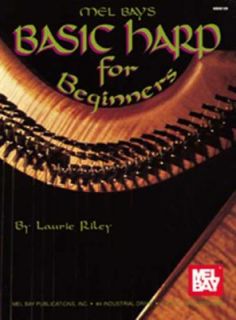 Basic Harp for Beginners by Laurie Riley 1994, Paperback