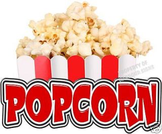 Popcorn 14 Decal Concession Food Truck Cart Trailer Restaurant Vinyl 