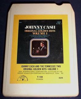 JOHNNY CASH & THE TENNESSEE TWO   8 TRACK TAPE ORIGINAL GOLDEN HITS 