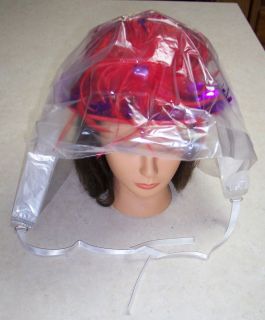 Red Hat Ladies   Large Clear Plastic Cover / Rain Hat for Wet Weather 